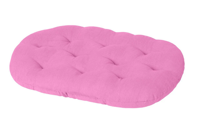 Підстилка овальна для тварин Collar Теремок М 45х55х7 см Рожевий (Collar41047)