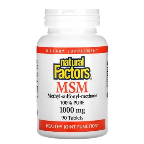 Сера MSM Natural Factors MSM 1,000 мг 90 Tablets (NFS-02690) Сера MSM Natural Factors MSM 1,000 мг 90 Tablets (NFS-02690)