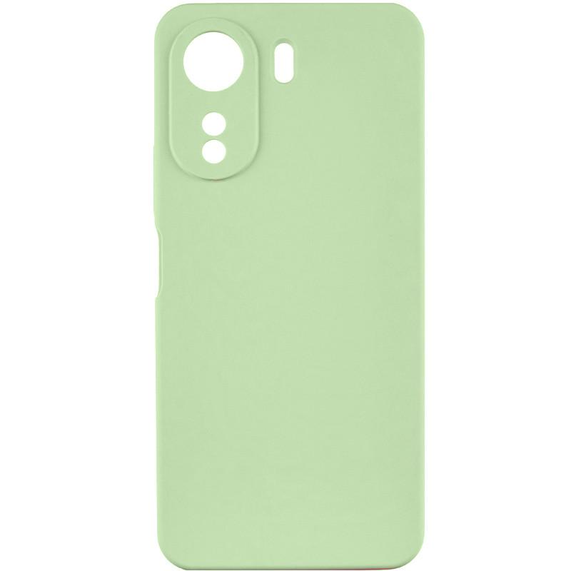 Противоударный чехол Silicone Cover Lakshmi Full Camera (AA) для Xiaomi Redmi 13C / Poco C65 Зеленый / Pistachio