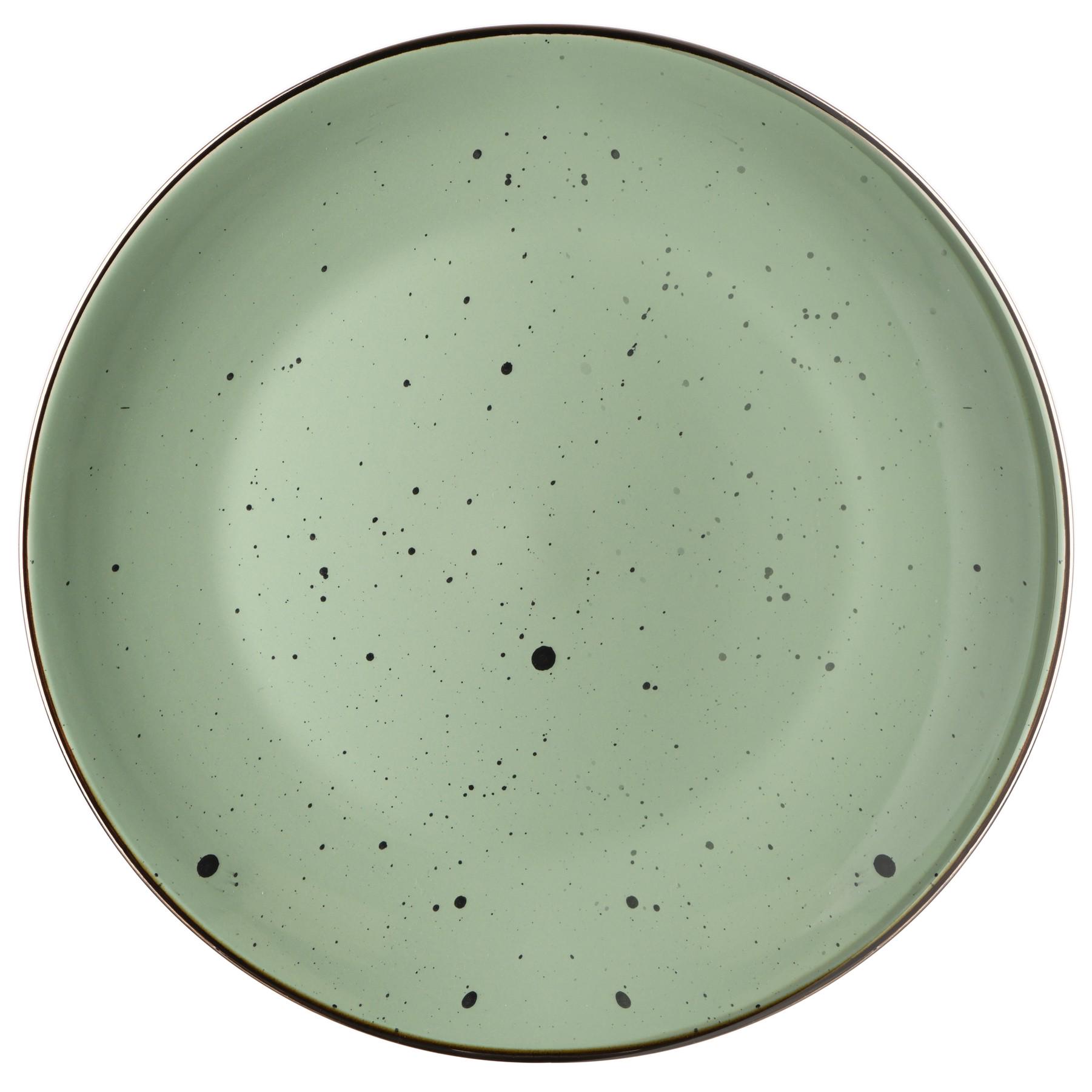 Сервіз столового посуду Ardesto Bagheria 36 пр. 12 персон кам'яна кераміка Зелений - фото 7