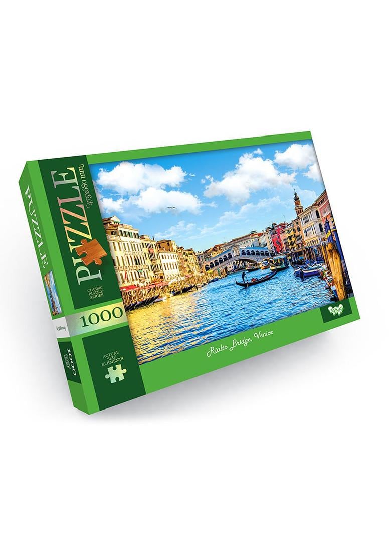 Пазлы детские Danko Toys Rialto Bridge Venice 475х680 мм 1000 элементов (C1000-11-06) Пазлы детские Danko Toys Rialto Bridge Venice 475х680 мм 1000 элементов (C1000-11-06)
