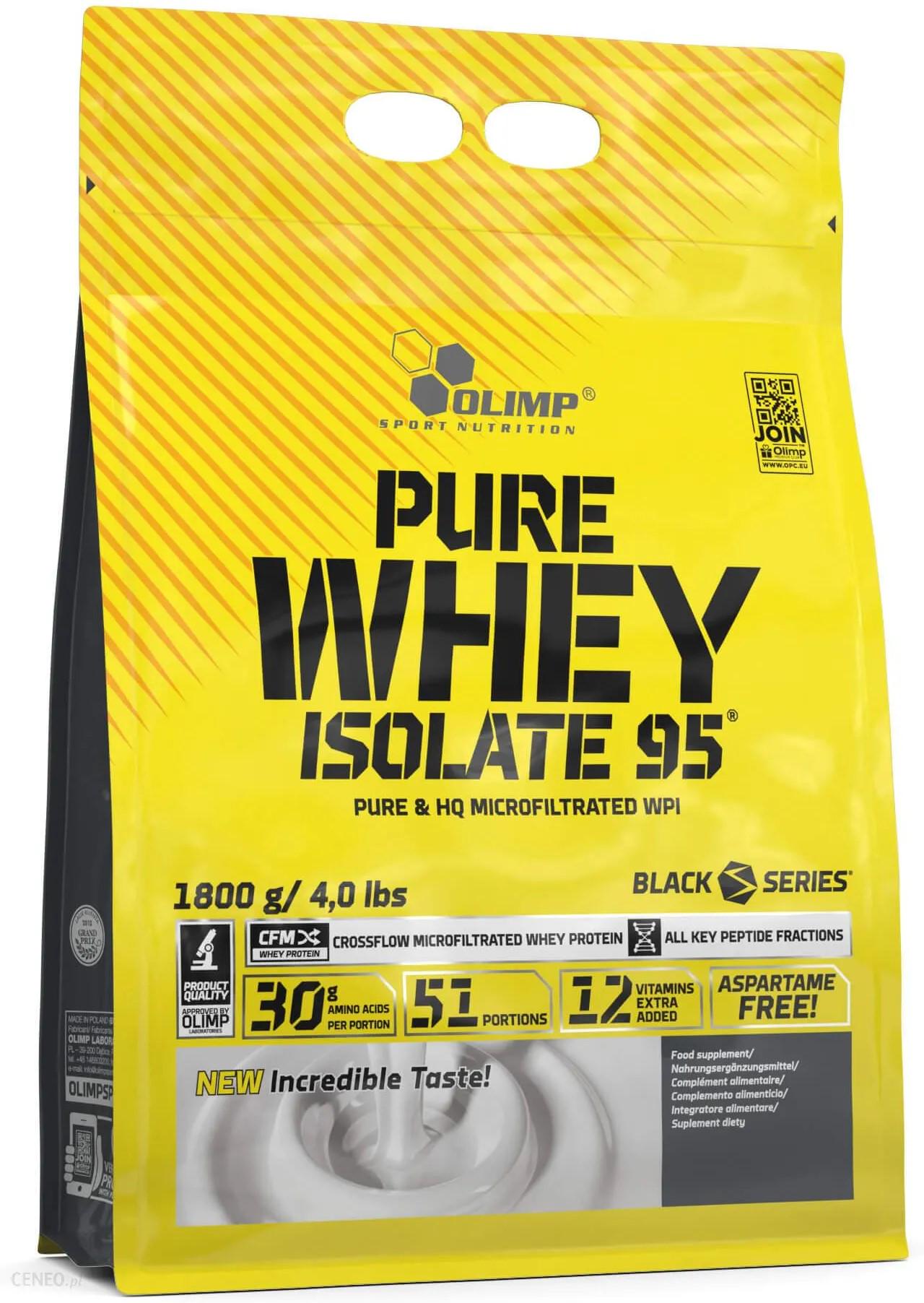 Протеин Olimp Pure Whey Isolate 95 Клубника 1800 г