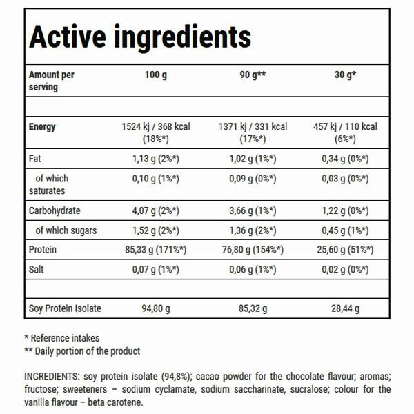 Протеин Trec Nutrition Soy Protein Isolate 750 g /25 servings/ Chocolate - фото 2