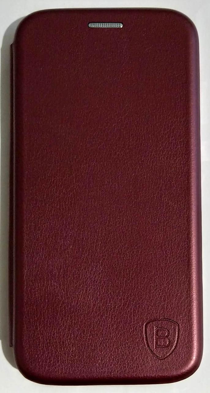 Чохол-книжка "Classy Level" для Meizu M6T бордовий