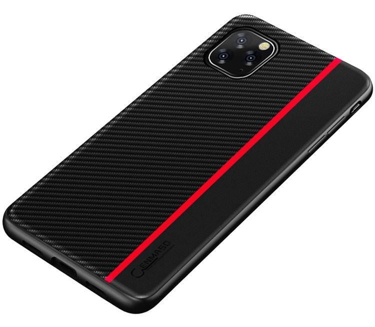 Чехол накладка Primolux Cenmaso для Apple iPhone 11 Pro Black/Red (1082437237)