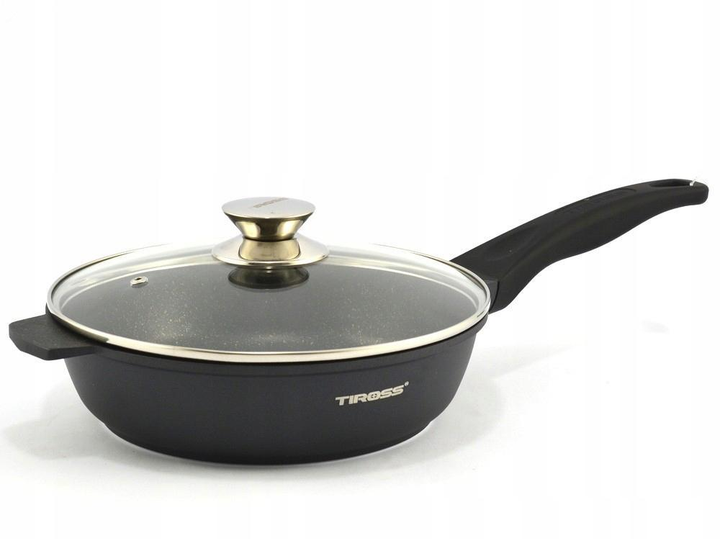 Сковорідка з кришкою Tiross TS 1239 з литого алюмінію 26 см (id_1730)