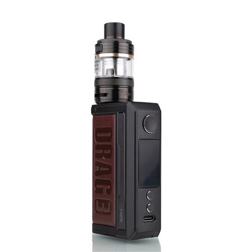 Электронная сигарета VooPoo Drag 3 177W with TPP-X Tank Kit Black/Umber (10238)