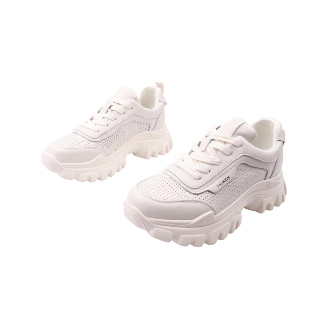 Кросівки жіночі Farinni зі шкіри р. 37 Молочний (255-22LK) - фото 5 Кросівки жіночі Farinni зі шкіри р. 37 Молочний (255-22LK) - фото 5