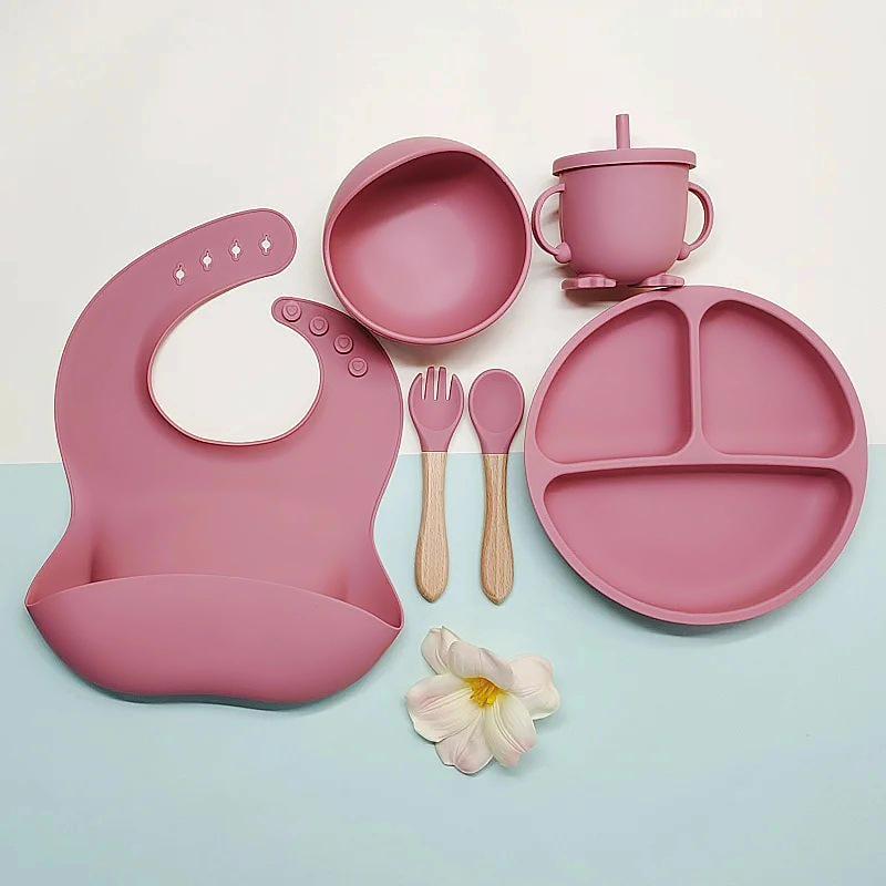 Дитячий посуд для годування RNSH img_e Темно-рожевий (65950)