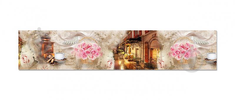 Наклейки кухонный фартук  Zatarga " Вечерняя прогулка "  600х3000 мм Коричневый (Z180148/2)