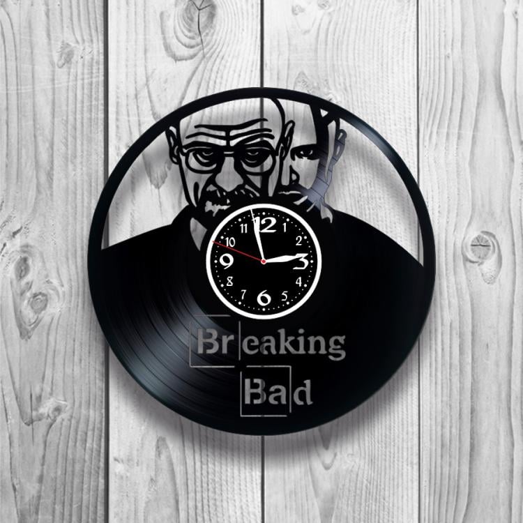 Часы настенные Breaking Bad 0373 из виниловой пластинки
