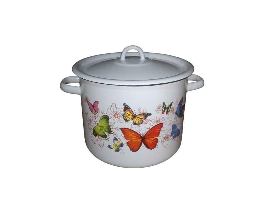 Кастрюля Idilia Бабочка 4,5 л Белый (I16151)
