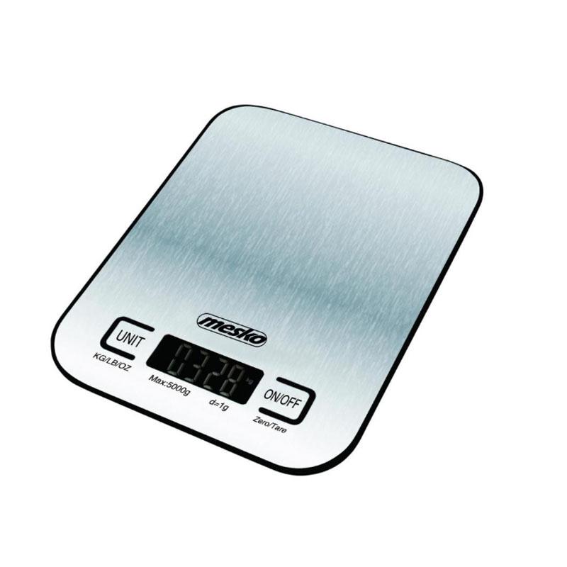 Ваги кухонні електронні Mesko MS 3169 металеві 5 кг Black (5052)