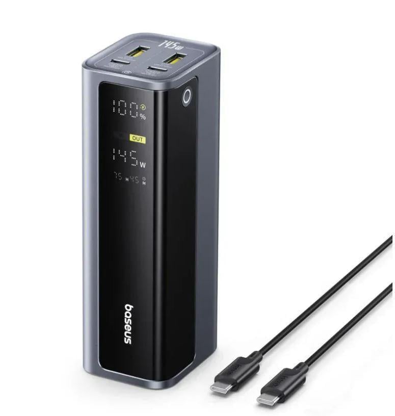 Зовнішній акумулятор BASEUS EnerGeek GP12 20800 mAh 145W 4-Port Portable Charger (2791177240)