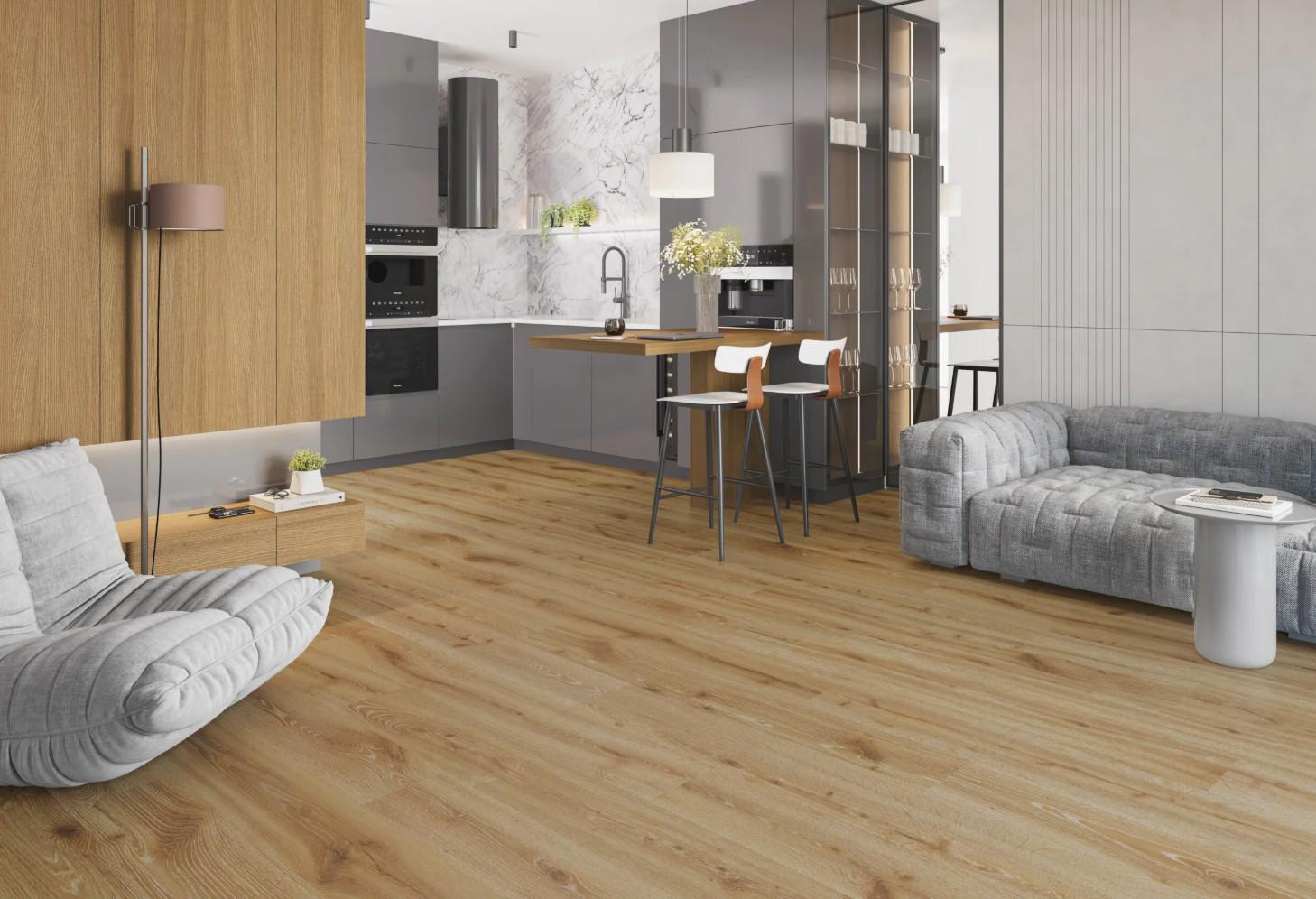 Ламинат виниловый Barlinek SPC LVT Next Step Large DLE с подкладкой Дуб Desert (29676863) - фото 4