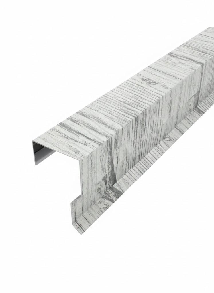 Планка П-образная SIMBUD DVIZ Белое дерево 2 м (31765047)