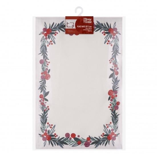 Набор сервировочных салфеток Ardesto Happy Holidays 2 шт. 30х45 см (ART15HH)