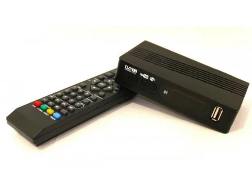 Приставка-тюнер для телевизора T2-1 Wi-Fi/USB/YouTube/IPTV Черный (2390000006)