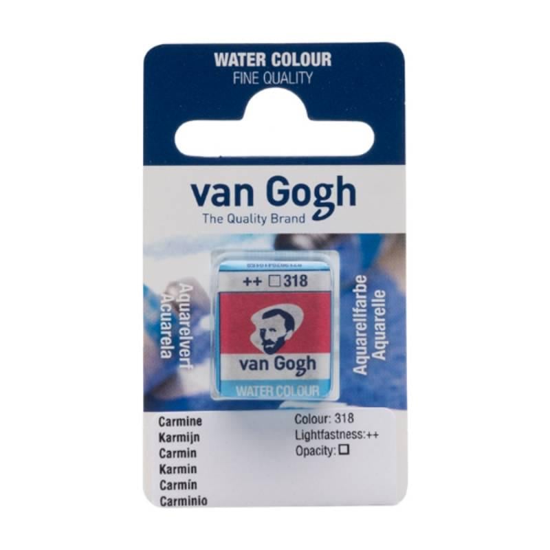 Акварельная краска Van Gogh кювета 1,5 мл 318 Кармин (20863181)