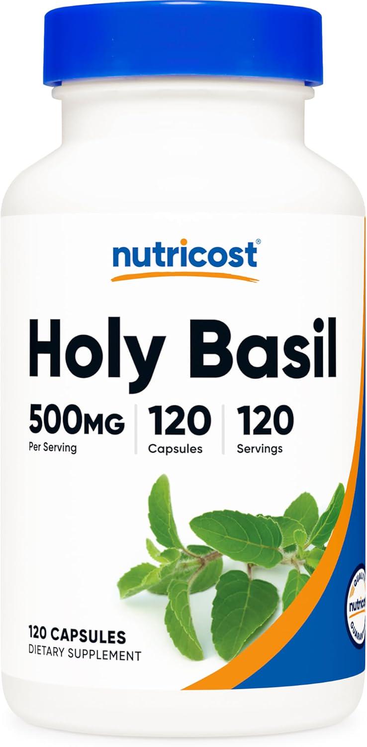 Базилік священний Nutricost Holy Basil 500 мг 120 кап.