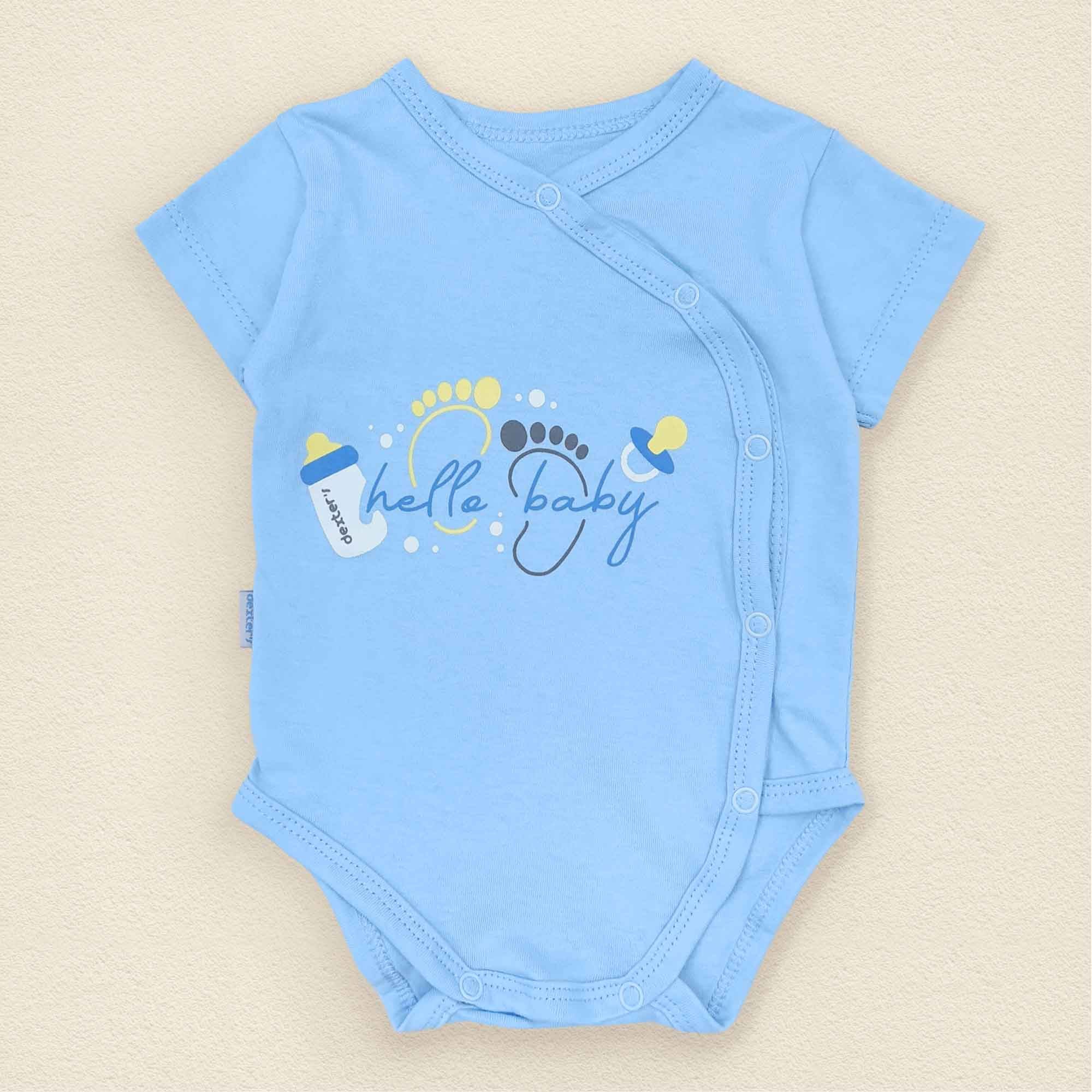 Боді для новонародженого Dexter’s hello baby 62 см Блакитний (131687868949) Боді для новонародженого Dexter’s hello baby 62 см Блакитний (131687868949)