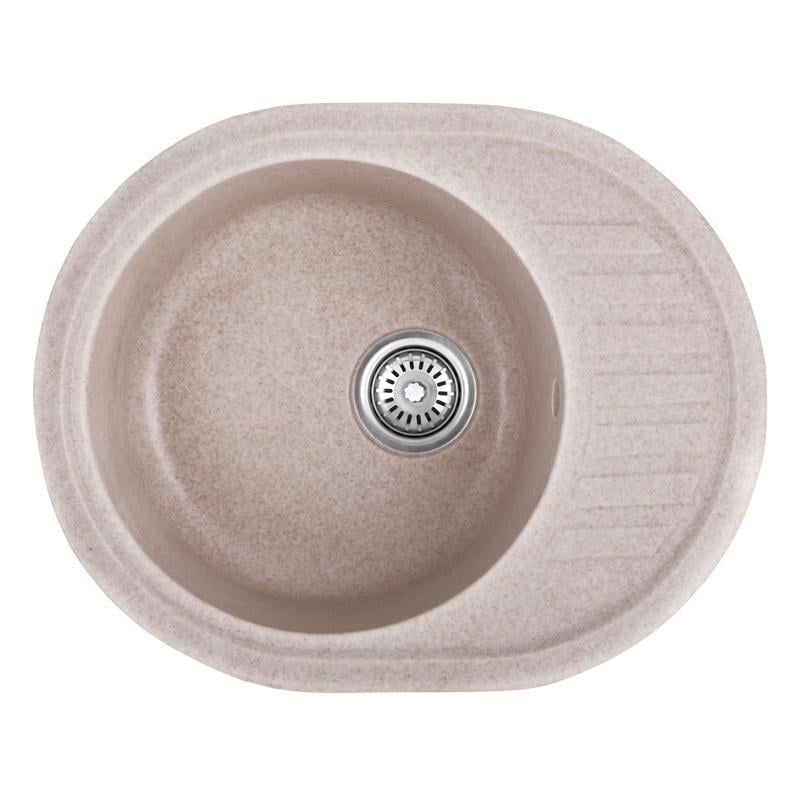 Мийка для кухні Haiba HB8311-G319 570x450x180 мм Sand (HB0981)