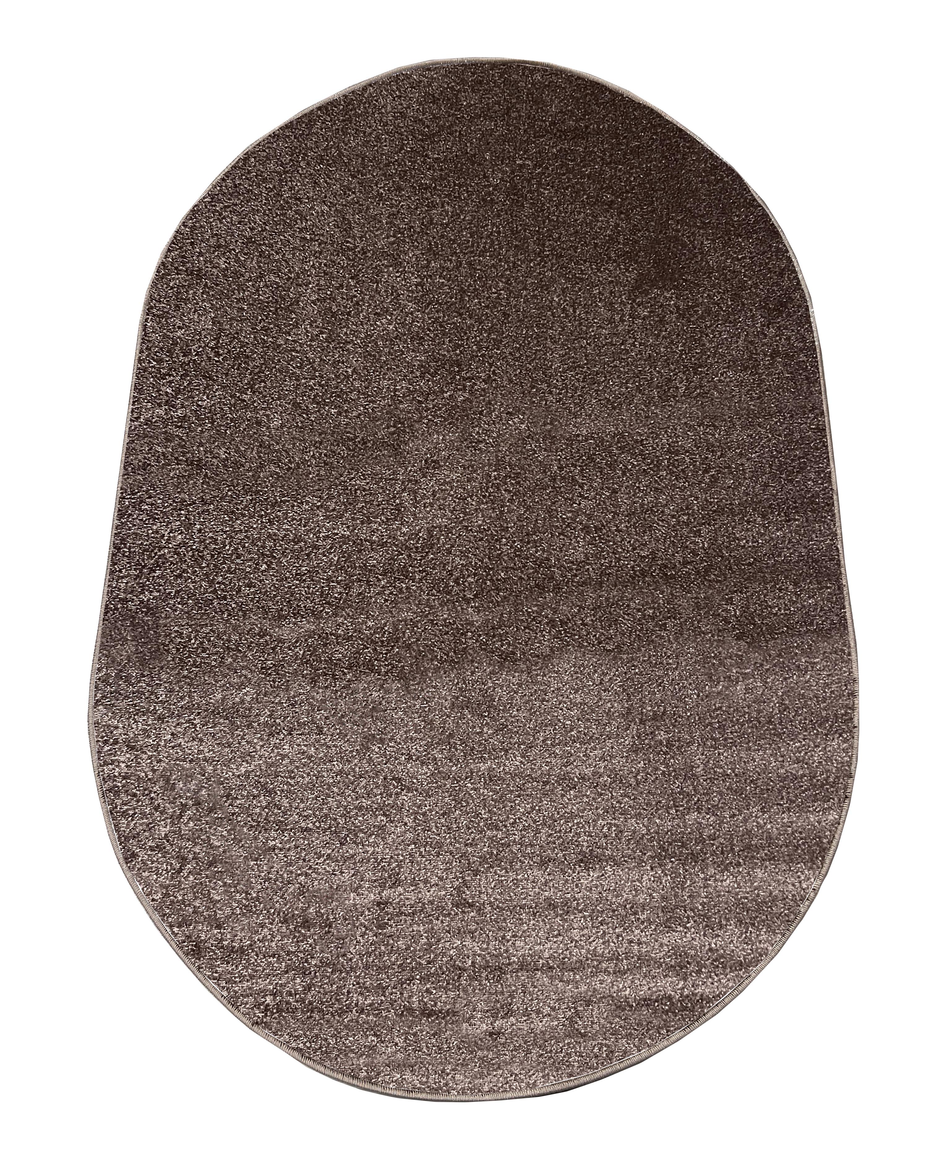 Ковер с невысоким ворсом Espresso овал 200x300 см Коричневый (00000AVО1)