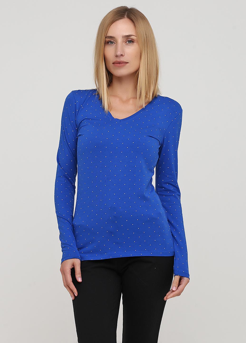 Лонгслив женский C&A XS Синий (2067702b30)