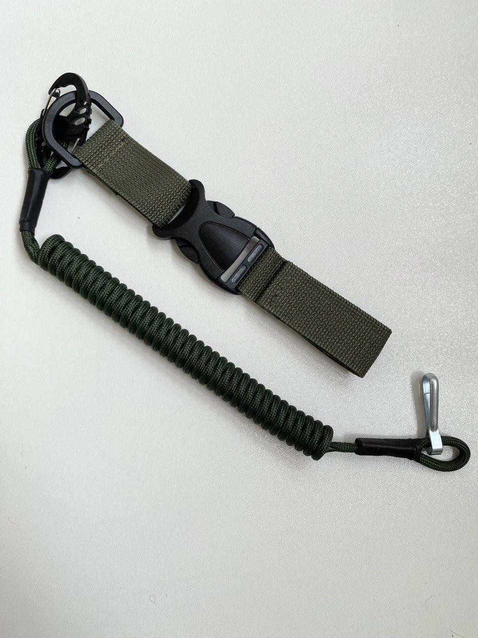 Шнур страховочный-тренчик 50 см Олива (12519359) - фото 1 Шнур страховочный-тренчик 50 см Олива (12519359) - фото 1