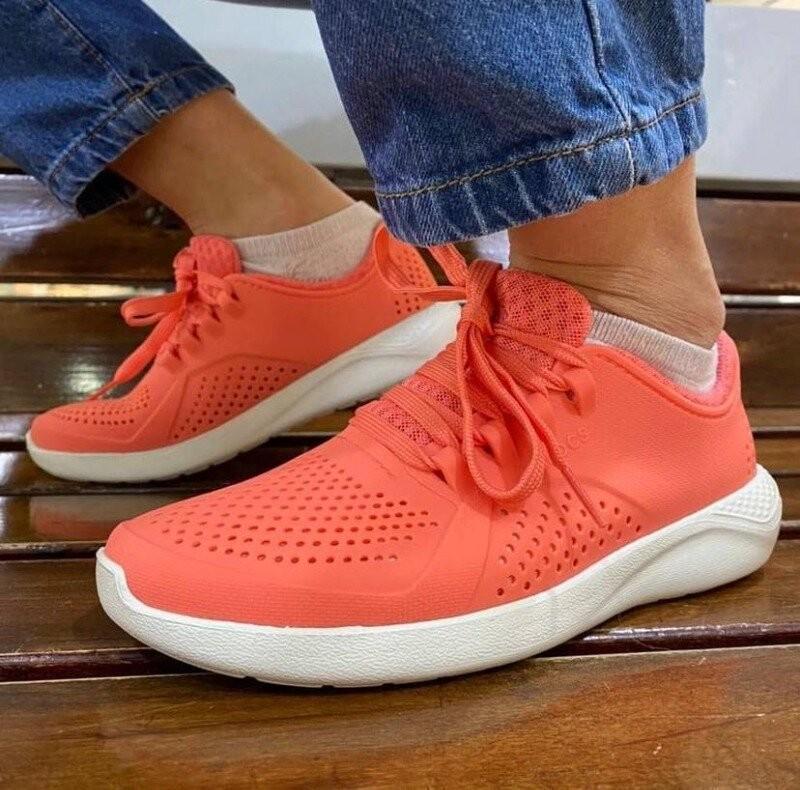 Кросівки чоловічі Crocs Literide Pacer fresco	 р. 39-40 Кораловий (19483) - фото 2