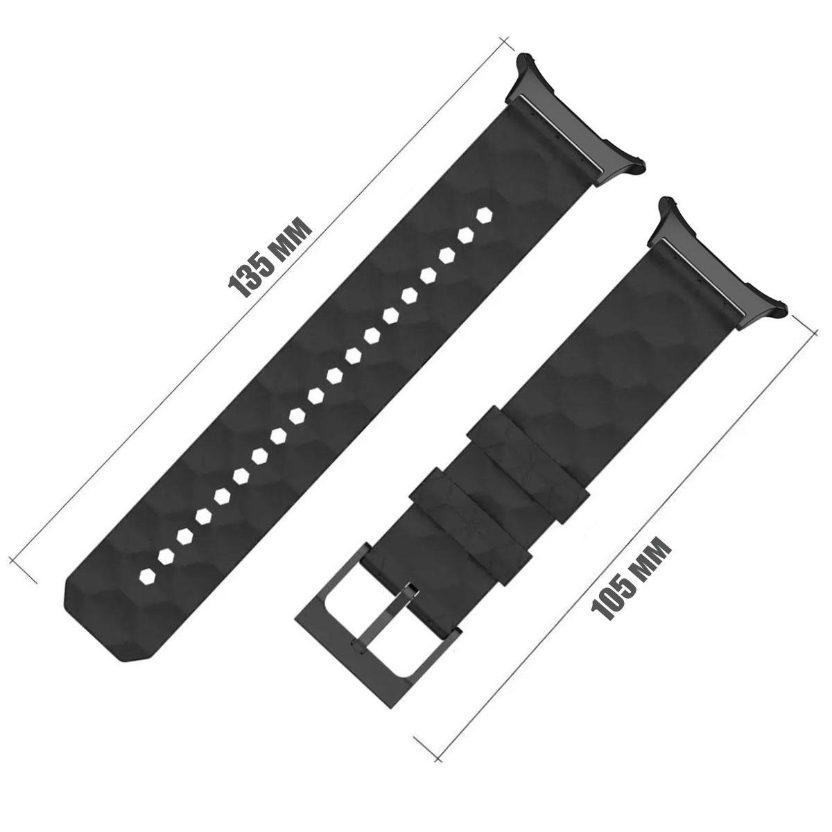 Ремешок для смарт-часов Primolux Dimond Samsung Galaxy Watch Ultra 47 мм SM-L705 Black (2776733773) - фото 5 Ремешок для смарт-часов Primolux Dimond Samsung Galaxy Watch Ultra 47 мм SM-L705 Black (2776733773) - фото 5