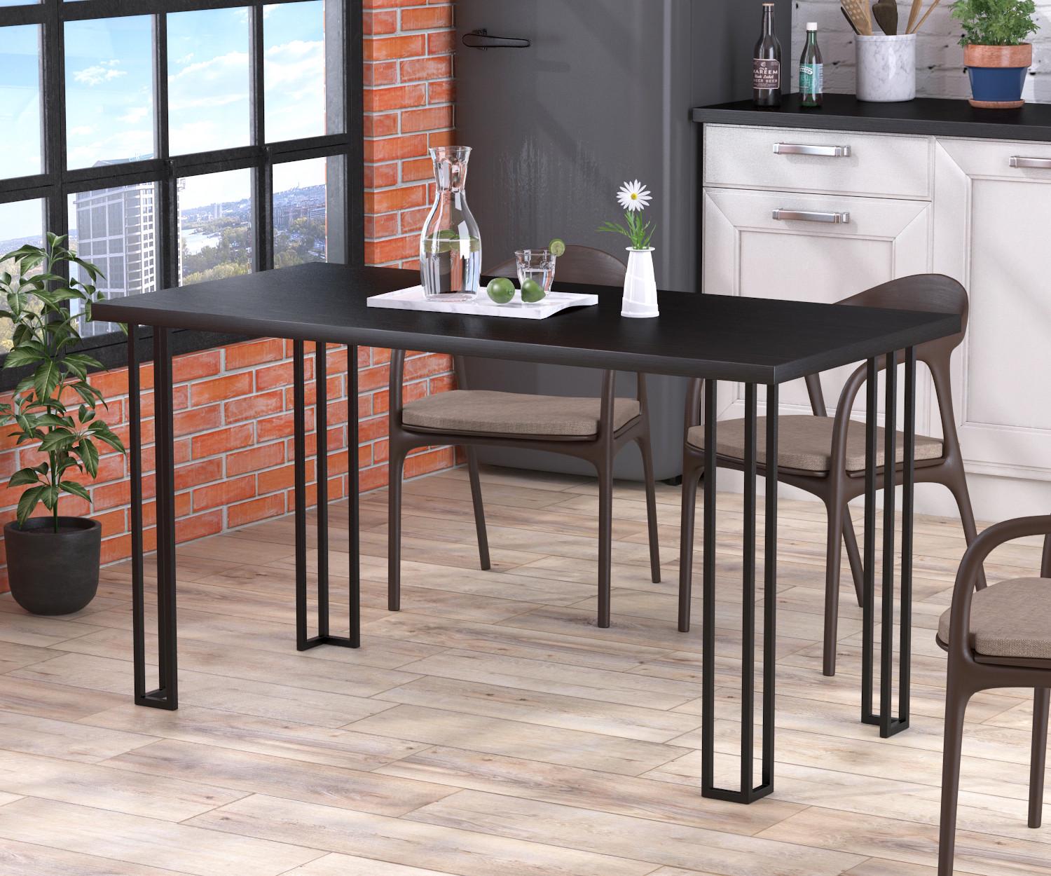 Стол обеденный Loft Design Сквер Венге Луизиана Стол обеденный Loft Design Сквер Венге Луизиана