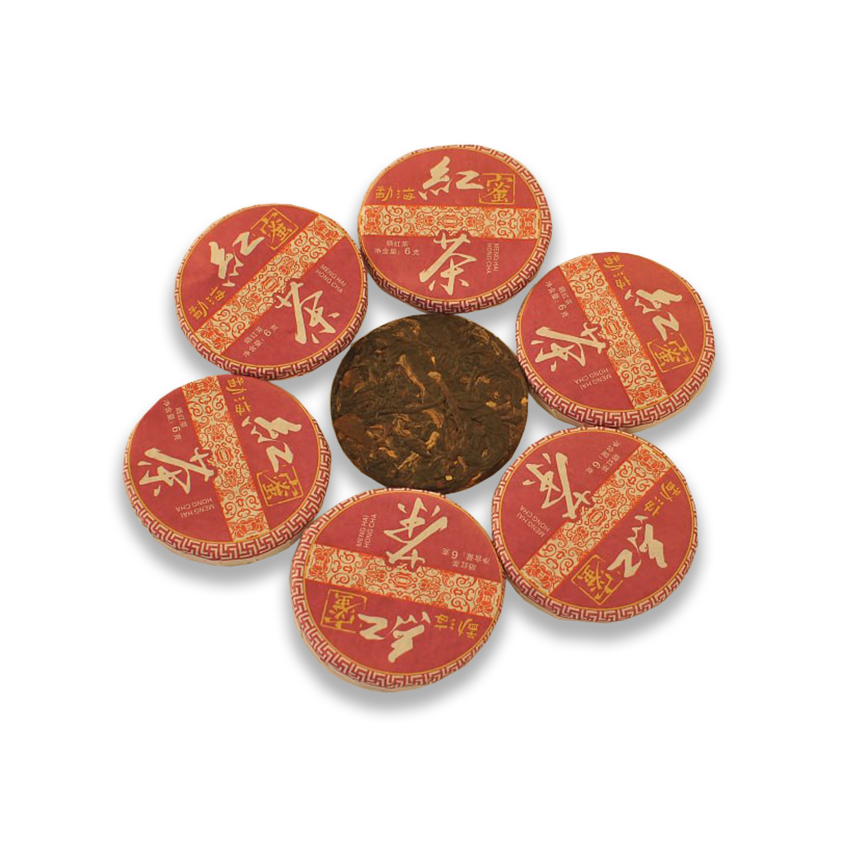 Черный прессованный Мэнхай Хун 6 г - фото 2 Черный прессованный Мэнхай Хун 6 г - фото 2