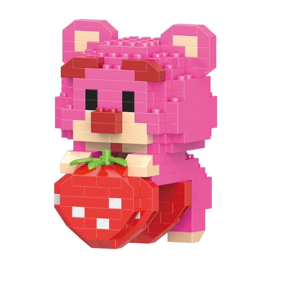 Конструктор-фигурка Пиксели BRICKS медведь Lotso Toy Story подвесная (2870009669)