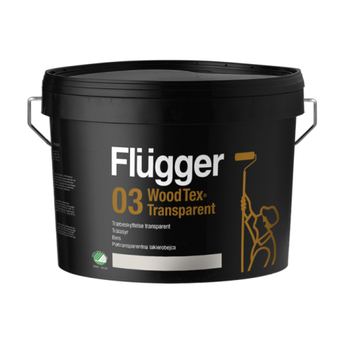 Морилка напівматова прозора Flugger 03 Wood Tex Transparent Base 10 9,1 л (2303204394)