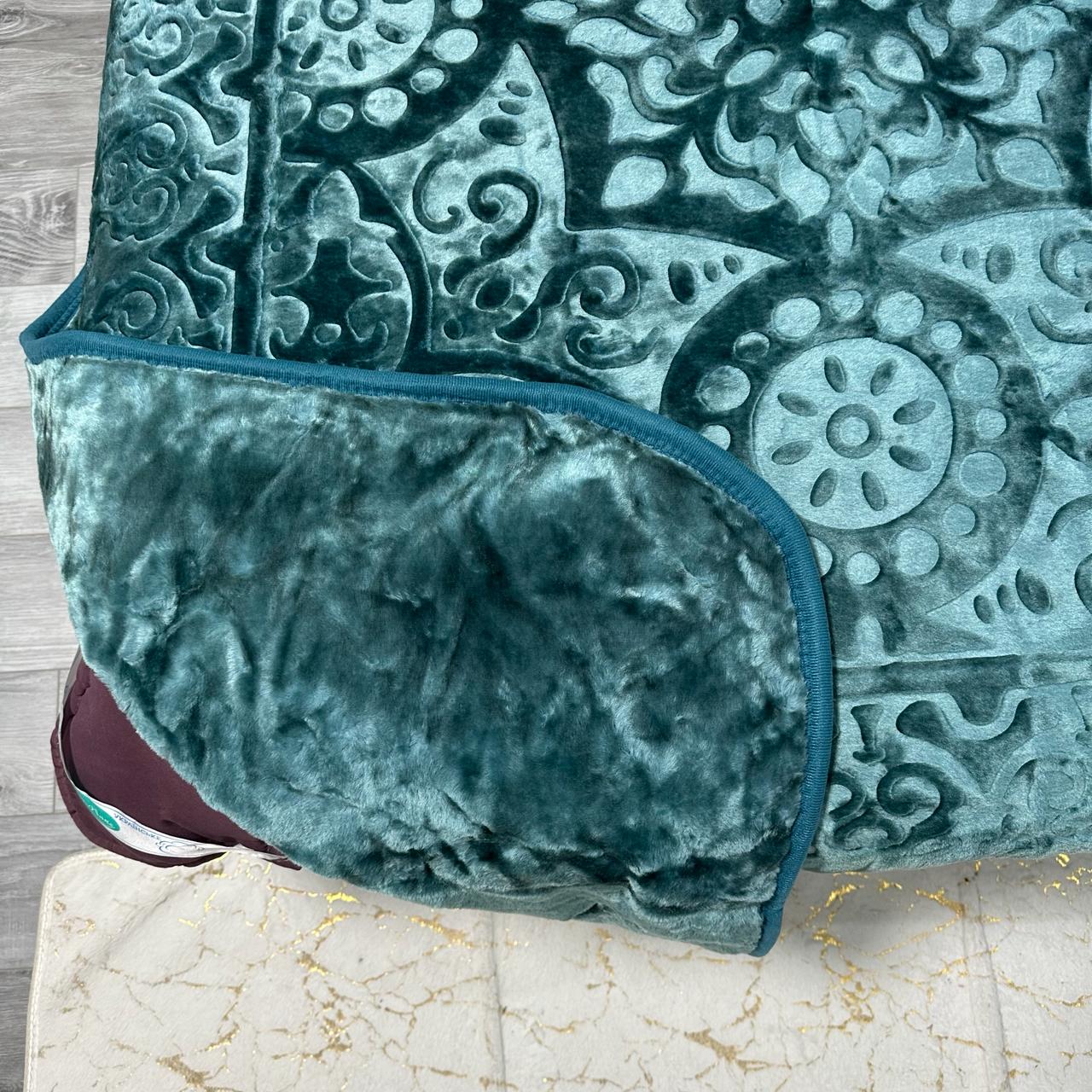 Покрывало на кровать акриловое 200x230 см Изумрудный (P-акрил-12) - фото 7 Покрывало на кровать акриловое 200x230 см Изумрудный (P-акрил-12) - фото 7