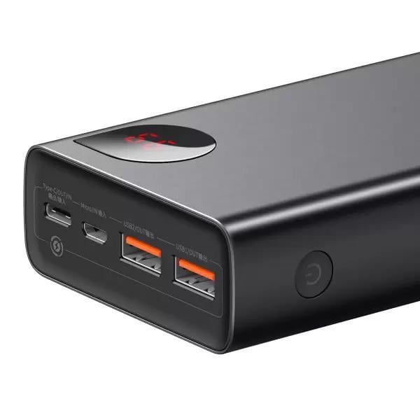 Акумулятор портативний BASEUS Adaman Metal 20000 mAh 65W Black - фото 3