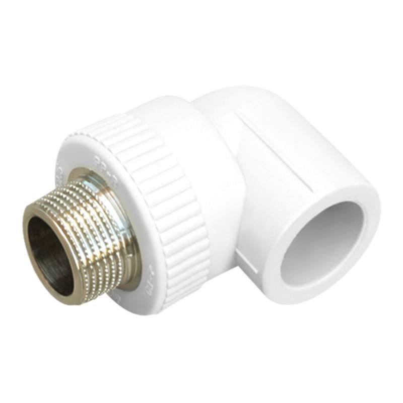 Кутник PPR Blue Ocean 20х1/2" 90° НР Білий (FRRS00042177) Кутник PPR Blue Ocean 20х1/2" 90° НР Білий (FRRS00042177)