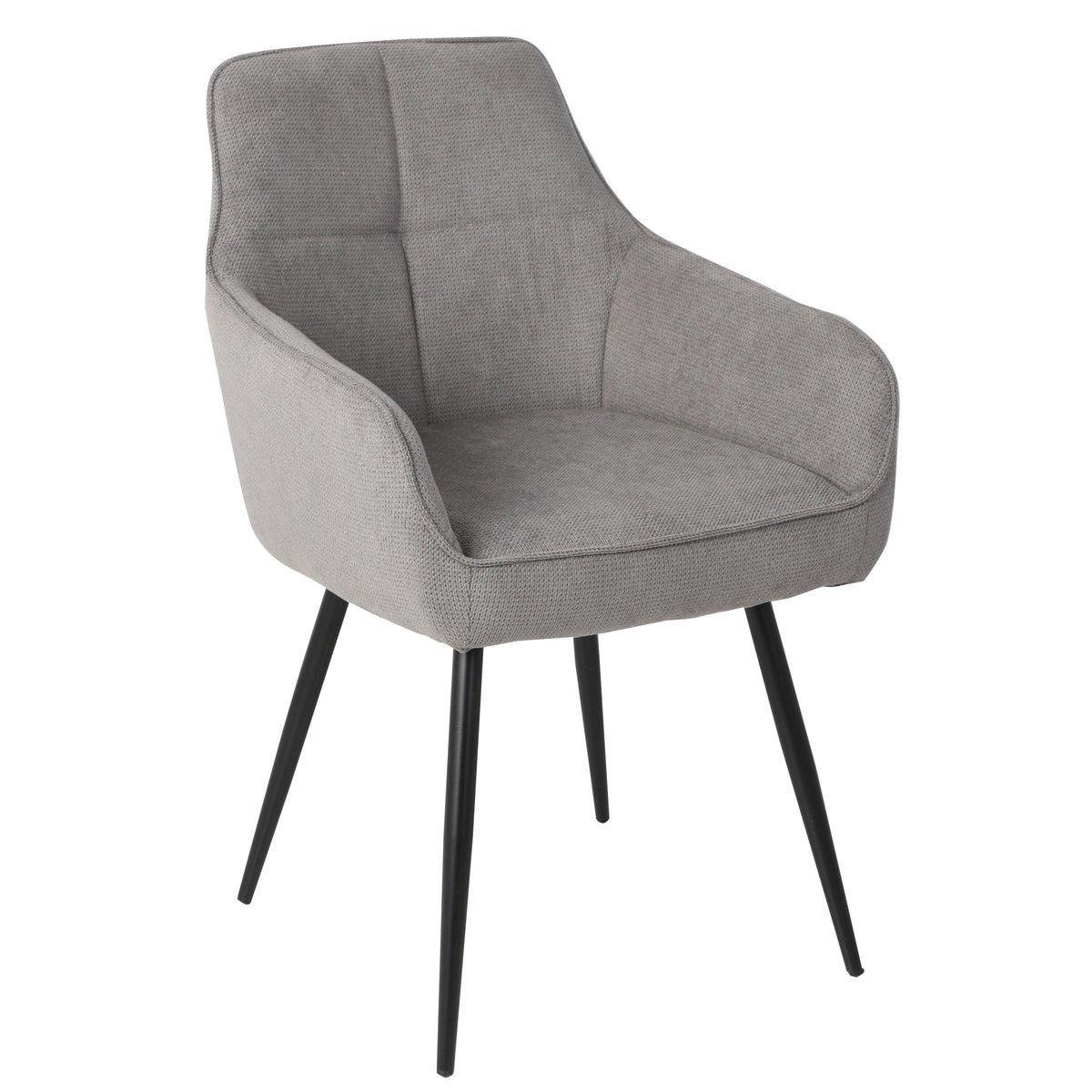 Стілець кухонний Intarsio DAVID тканина Сірий/Чорний (DAVIDGY) Стілець кухонний Intarsio DAVID тканина Сірий/Чорний (DAVIDGY)