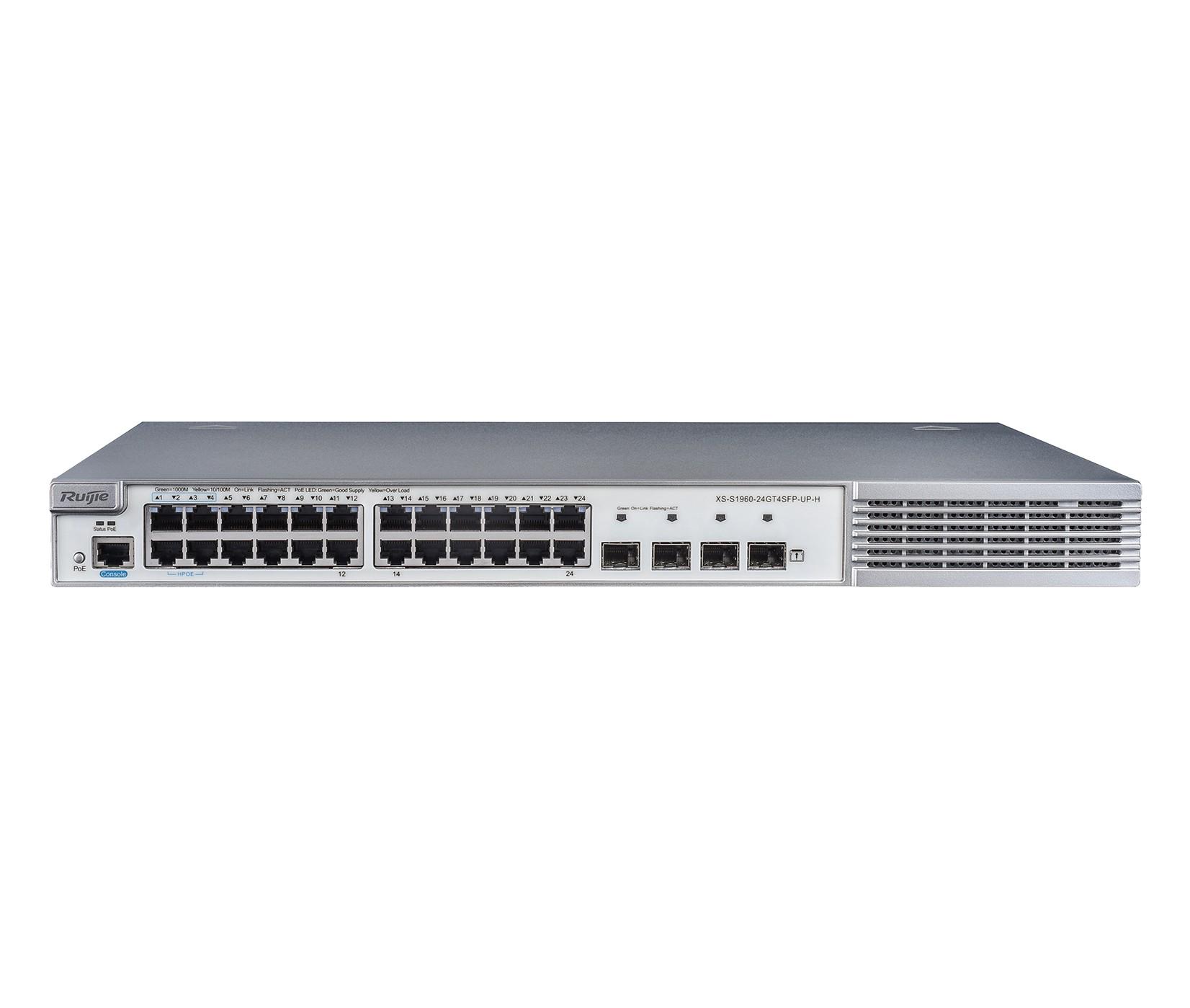 Комутатор Ruijie XS-S1960-24GT4SFP-UP-H (9012602) - фото 1