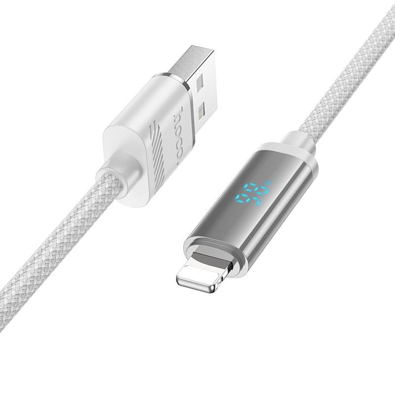 Кабель дата Hoco U127 Power USB to Lightning 1,2 м Silver/Gray (00000067562_2)