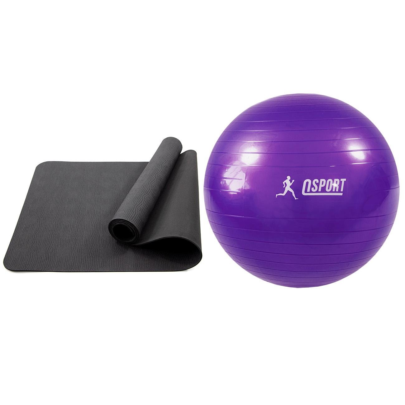 Набор OSPORT 115 Set коврик для фитнеса EVA/фитбол 65 см (n-0148-01-10) - фото 1 Набор OSPORT 115 Set коврик для фитнеса EVA/фитбол 65 см (n-0148-01-10) - фото 1
