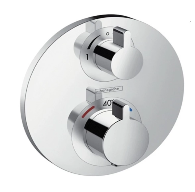 Змішувач прихованого монтажу для душу Hansgrohe Ecostat S 15758000 з термостатом (407996)