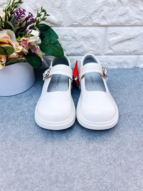 Туфлі класичні для дівчинки Apawwa 1826 р. 31 19,3 см Бежевий (1826-3) - фото 2