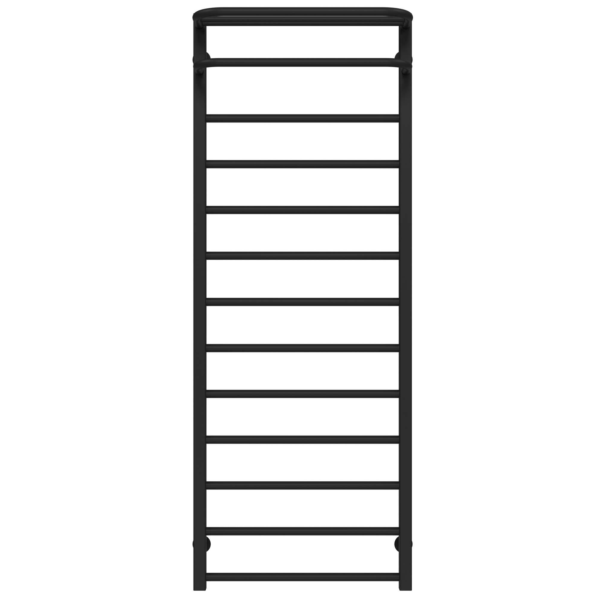 Полотенцесушитель водяной Deffi Lux Hotel П13 боковое левое подключение нержавеющая сталь 500х1400 мм Черный (A.LH.140.50.13.BB)