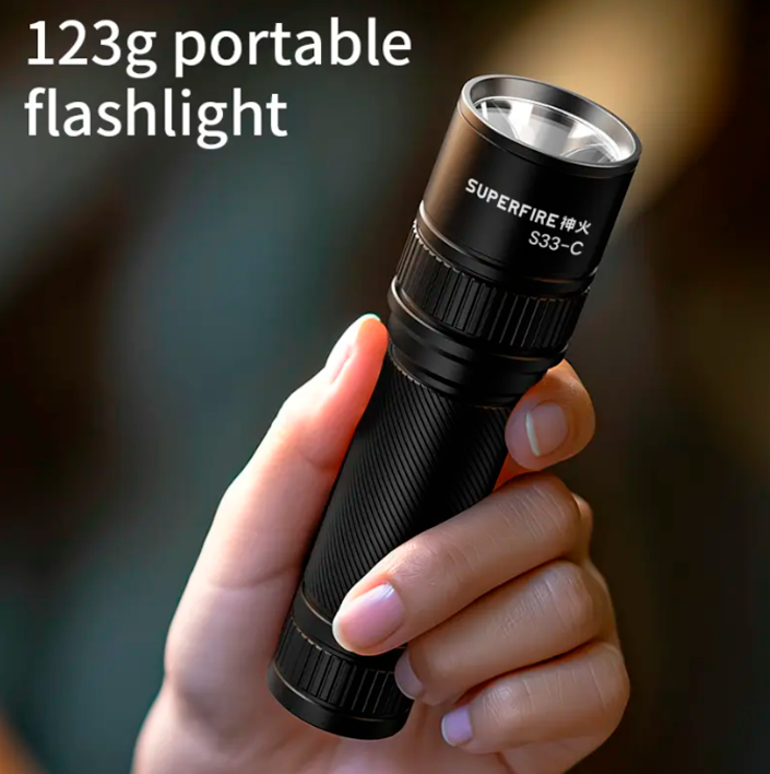 Фонарь ручной аккумуляторный S33-C SuperFire 210 Lumen IP44 (2506405503) - фото 4