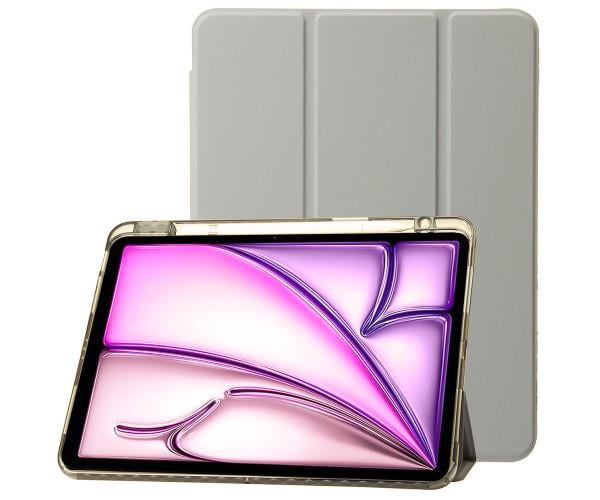 Чехол-книжка Glass Magnet Flip Cover для iPad Pro 11 2024 Серый