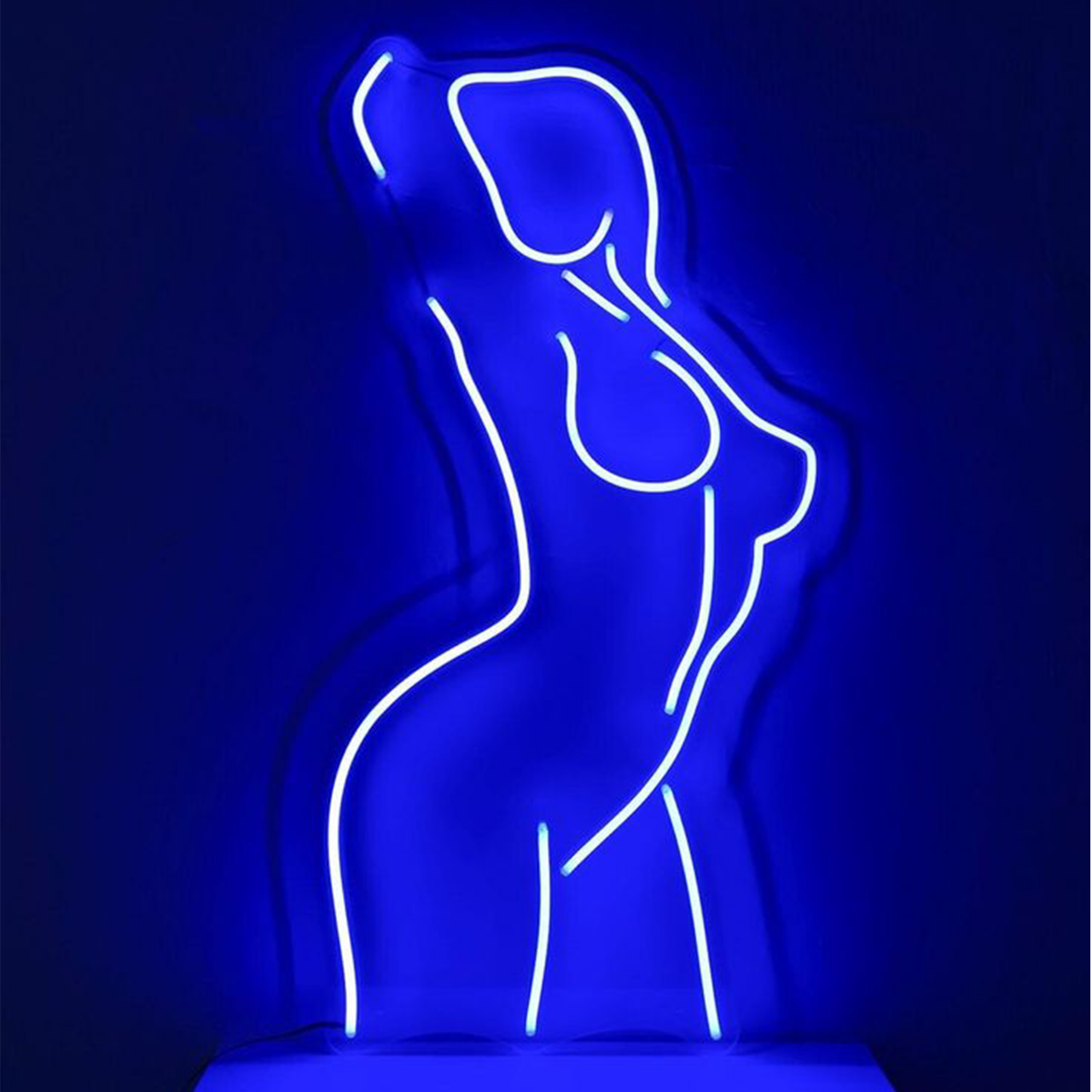 Неонова вивіска NeonFlexGlow «Силует Сексі Дівчини» 46х90 см