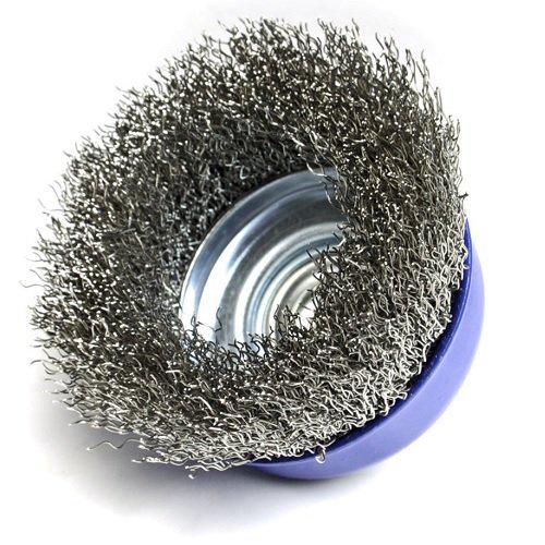 Кордщетка S&R 136133075 рифленая проволока d 75 мм (136133075) Кордщетка S&R 136133075 рифленая проволока d 75 мм (136133075)