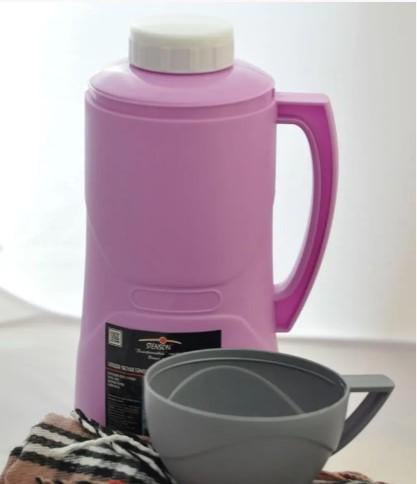 Термос зі скляною колбою Stenson 1,8 л Фіолетовий (12337335) - фото 4